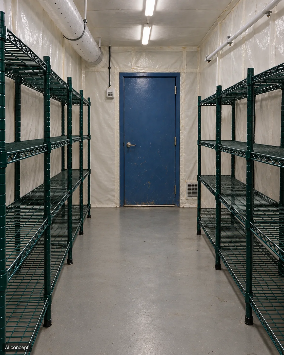 Illustrative compact block room concept
