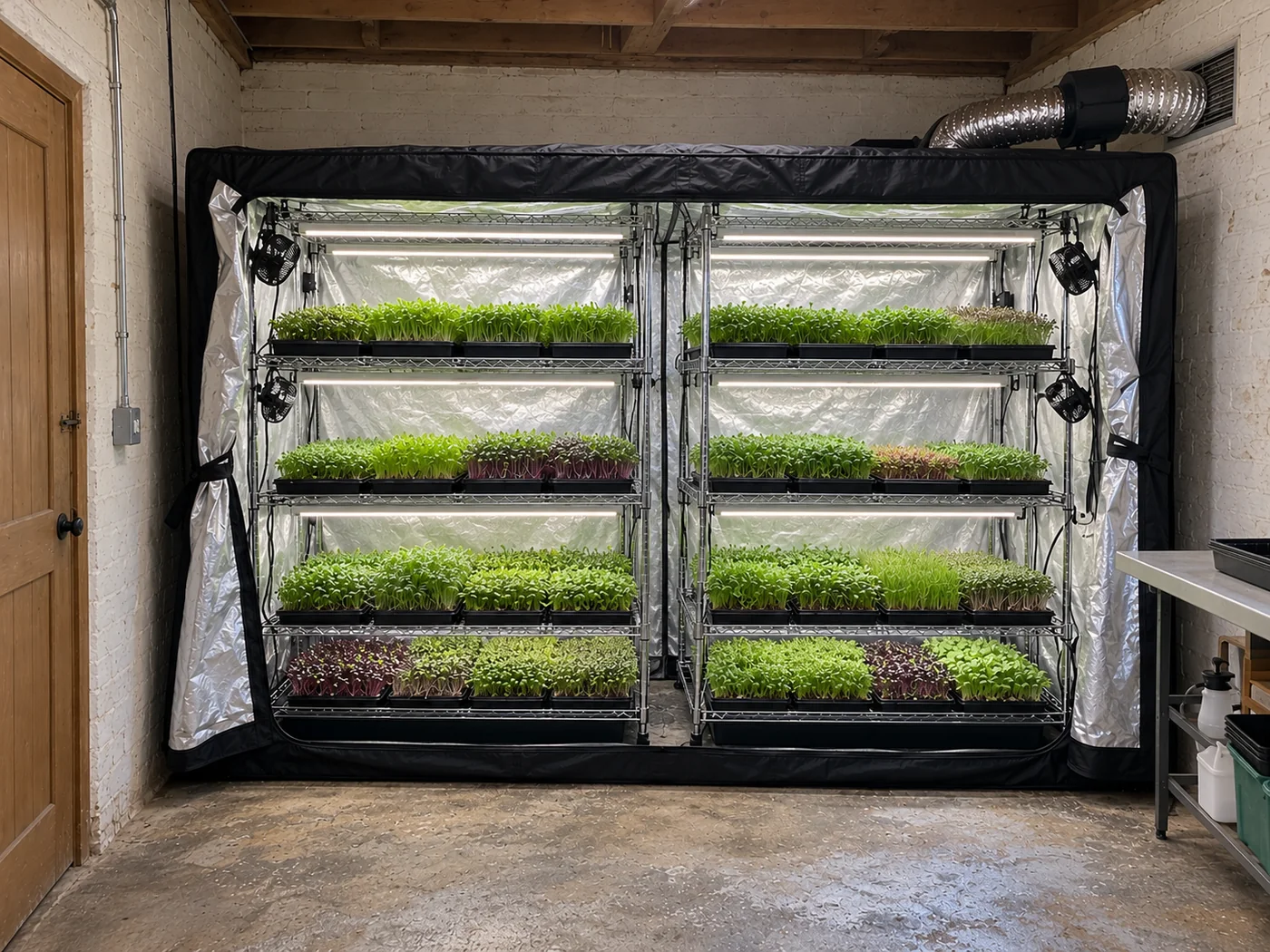 Illustrative grow tent concept